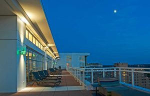 A view of an apartment balcony