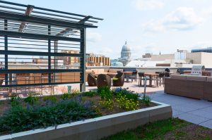 Rooftop Gardens with Grills, Fireplaces, and Sundecks