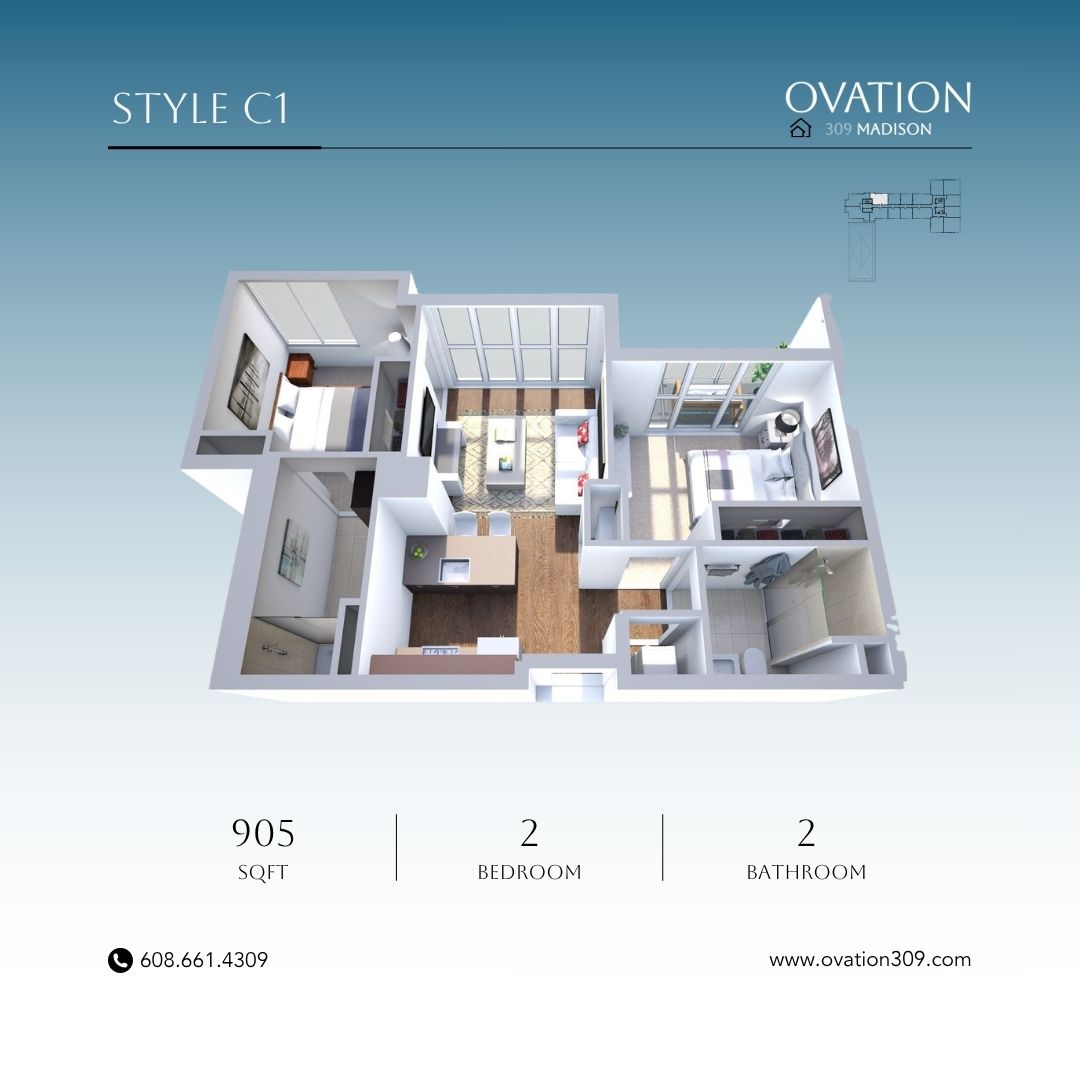 The best shared spaces strike a balance. With two bedrooms, two bathrooms, and a living&hellip;