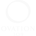 ovation logo white